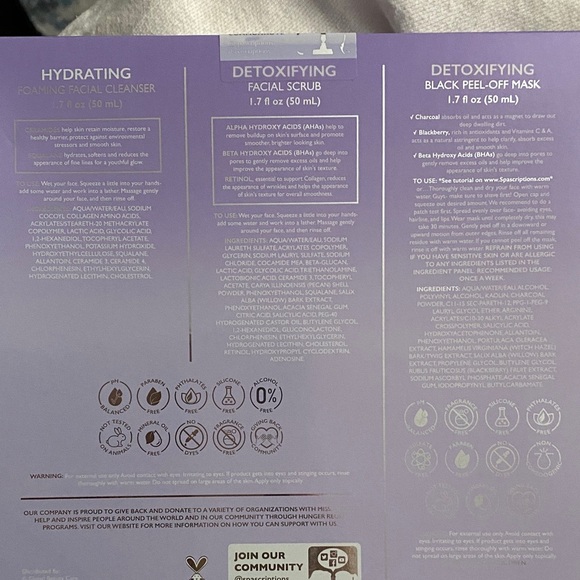 🎃Fresh Start Skincare Set - Purple - Picture 3 of 3